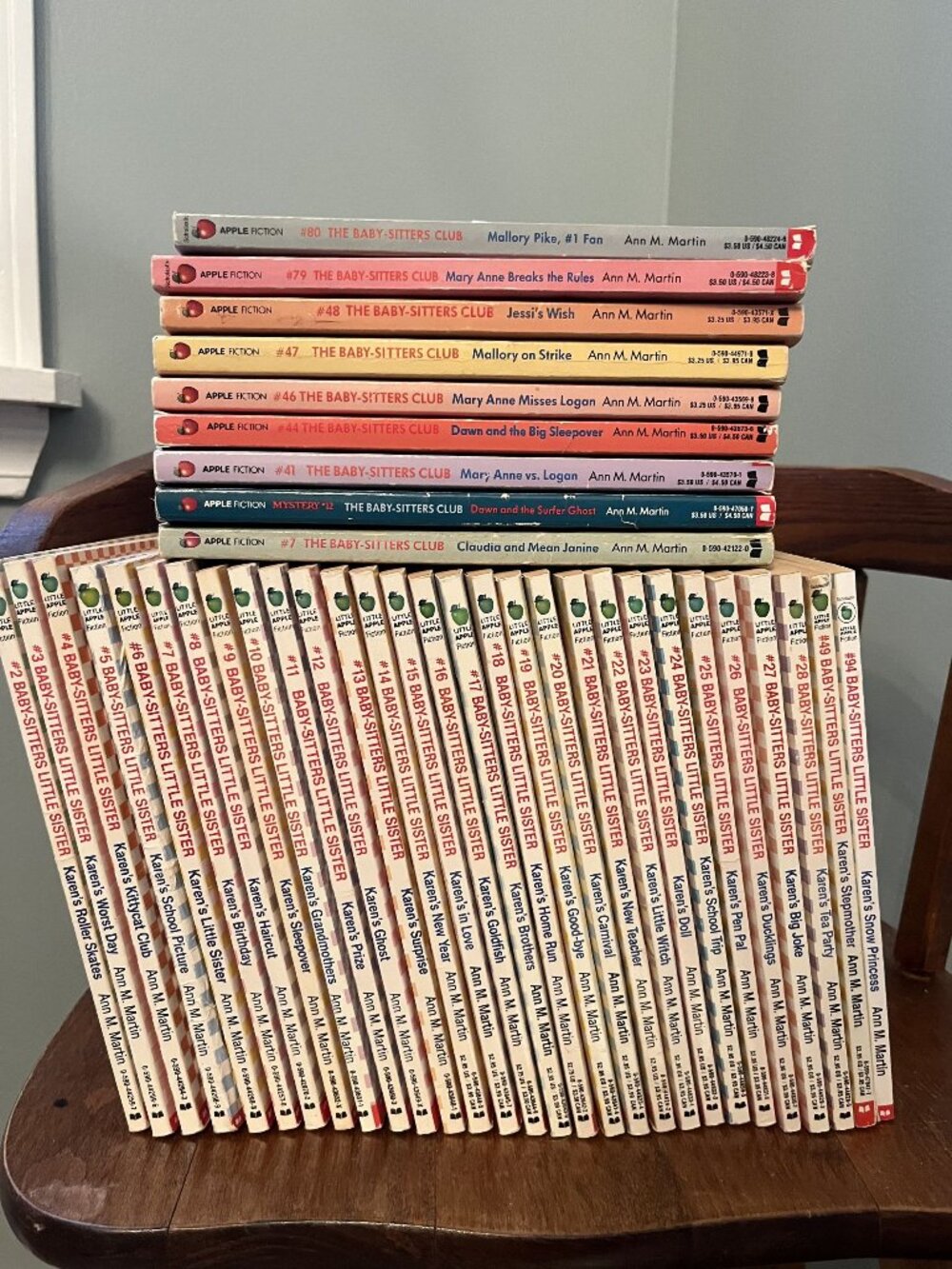 Vintage Baby-Sitters Club & Little Sister Book Lot - Set Of 38 - Ann M. Martin -